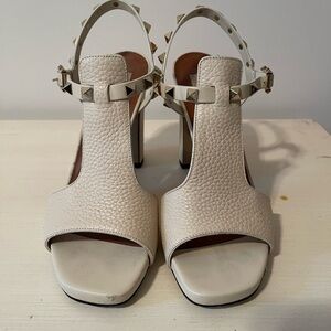 Valentino Garavani White Studded Heels